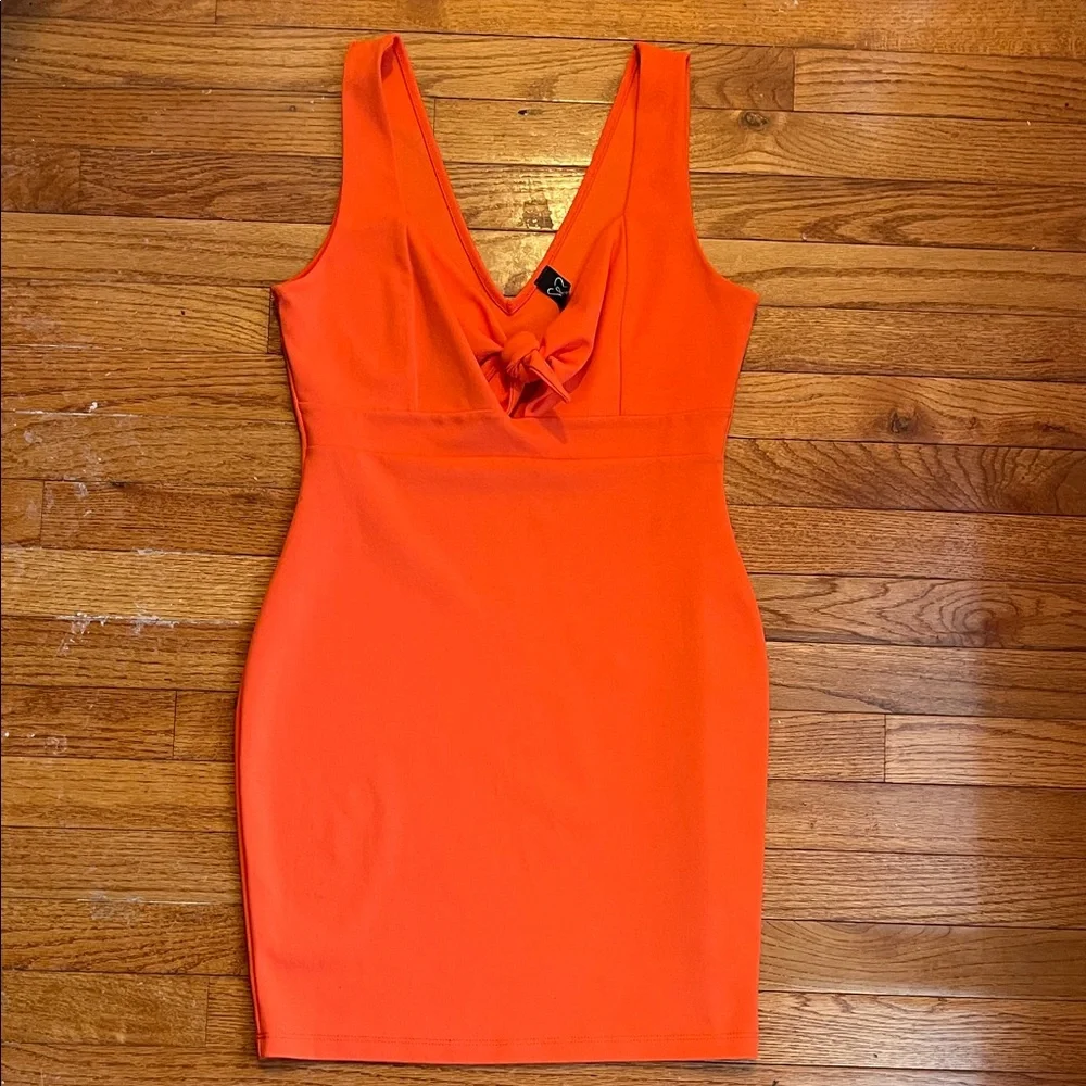 Windsor Bright Orange Dress - Picture 1 of 5